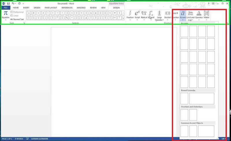 Cách viết phân số trong Word 2010
