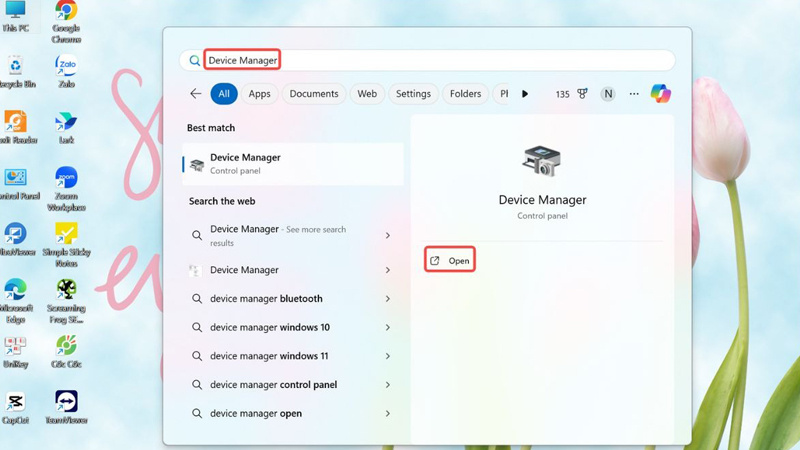 Sử dụng Device Manager để tắt bàn phím laptop win 10 Dùng Device Manager để tắt bàn phím laptop win 10