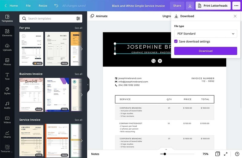 Canva PDF Editor giúp chỉnh sửa PDF miễn phí