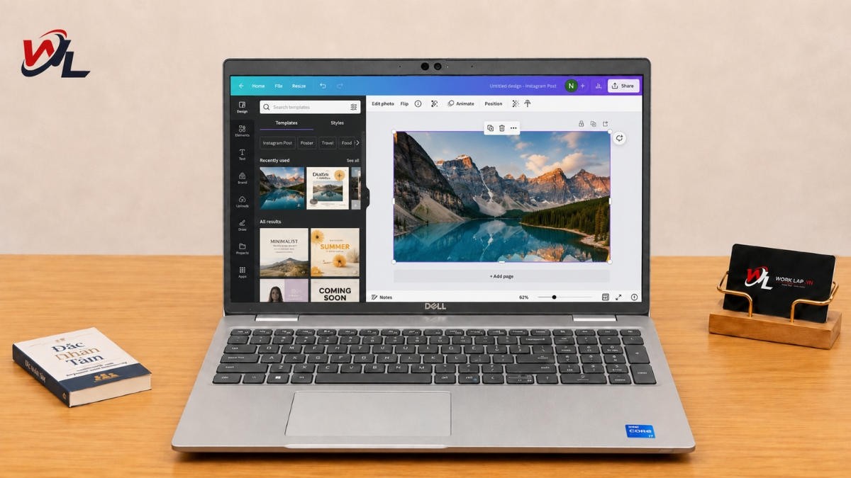 Dell Latitude 5520 giúp xử lý hình ảnh nhanh Laptop xử lý hình ảnh hiệu quả