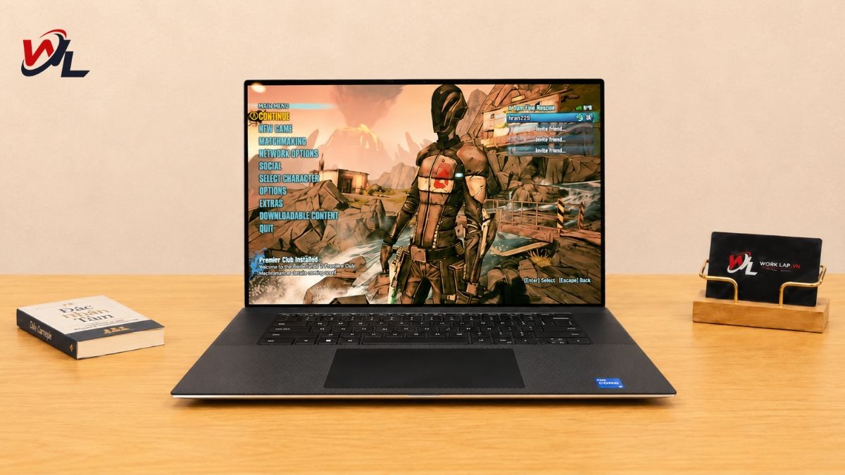 Dell Precision 5760 có ổ cứng SSD giúp xử lý đồ hoạ mượt Ổ cứng SSD chất lượng