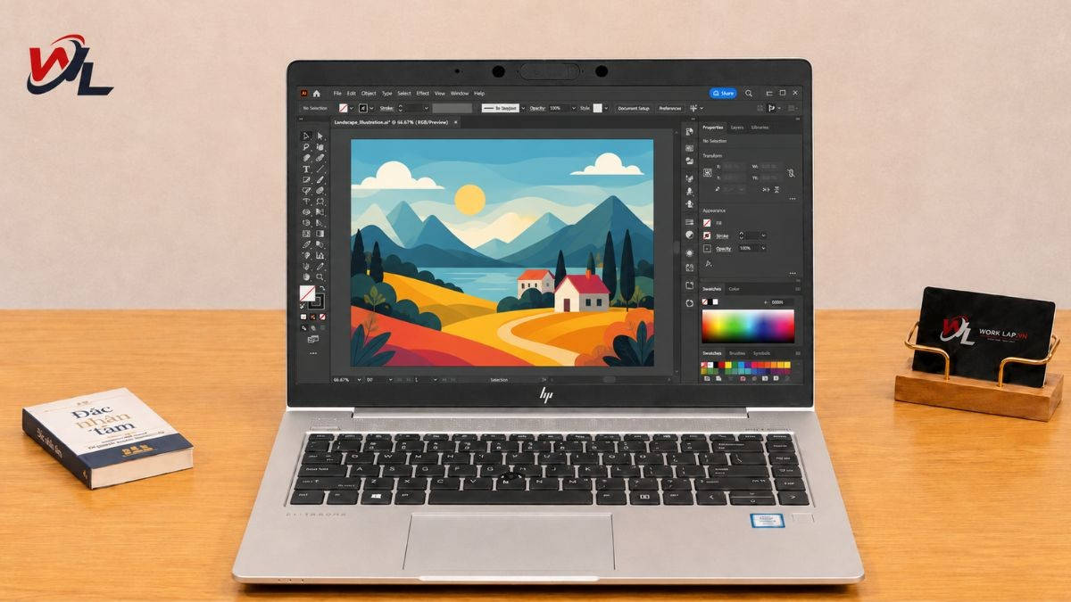 Laptop dùng card tích hợp Intel UHD Graphics 620 giúp xử lý hình ảnh nhanh Máy dùng card tích hợp Intel UHD Graphics 620