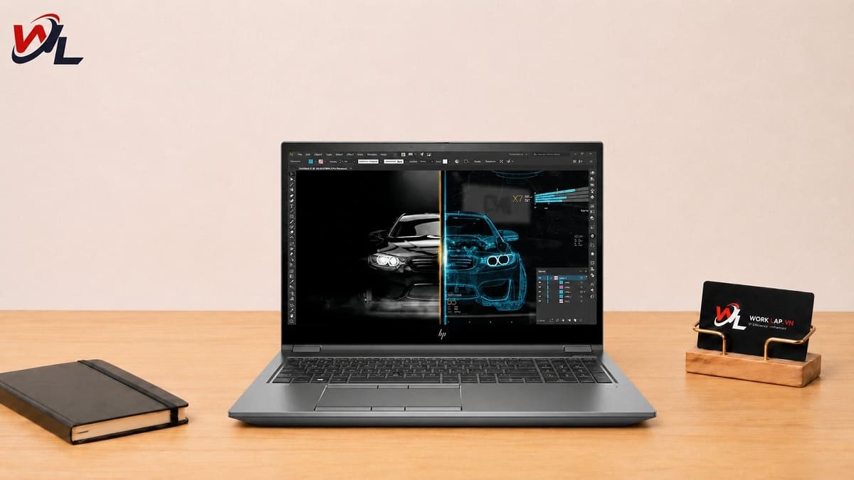 RAM 32GB, SSD 512GB, card Nvidia Quadro T1200, xử lý đa nhiệm mượt mà HP ZBook 15 G8 cũ trang bị Intel Xeon W-11955M, hiệu năng vượt trội