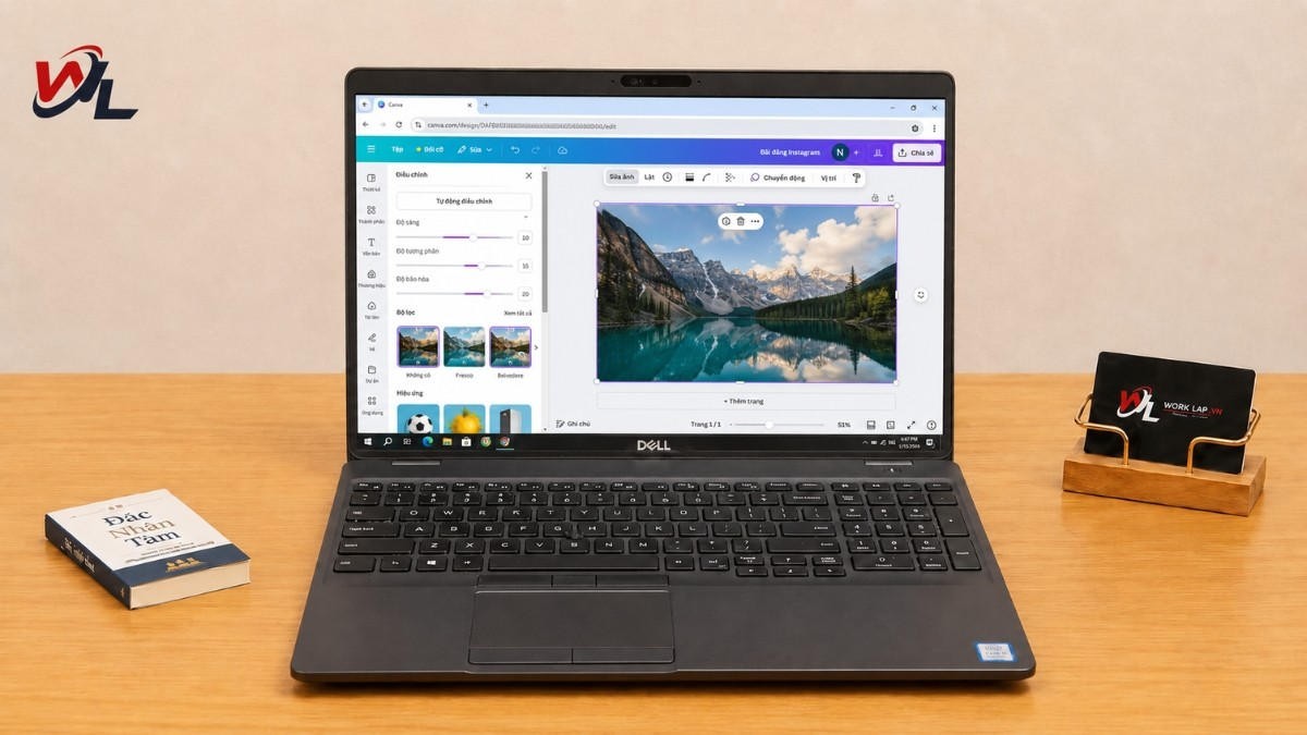 Sở hữu chip Intel i7 8665U mạnh mẽ