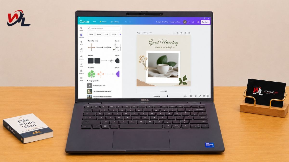 Laptop dùng card tích hợp Intel Iris Xe 