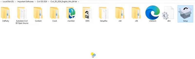 Chạy file Setup Civil 3D 2024 Chạy file Setup Civil 3D 2024