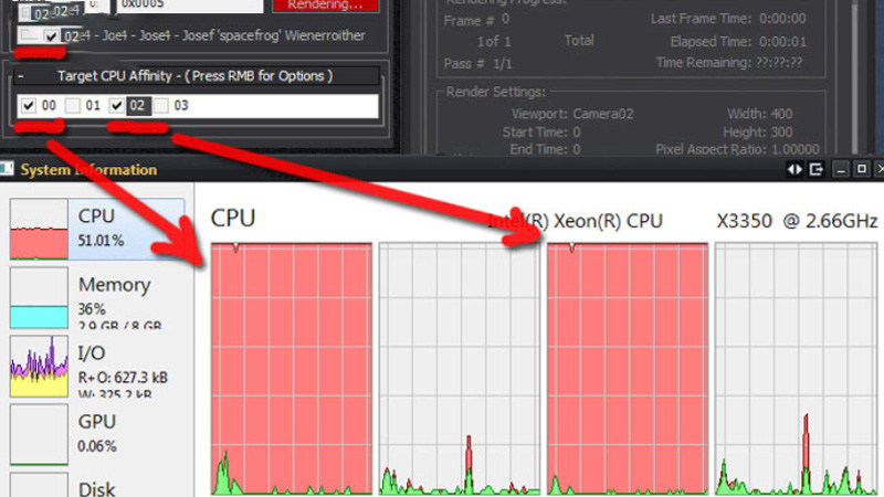 Chạy Render bằng GPU sẽ tận dụng toàn bộ sức mạnh hệ thống Chạy Render bằng GPU