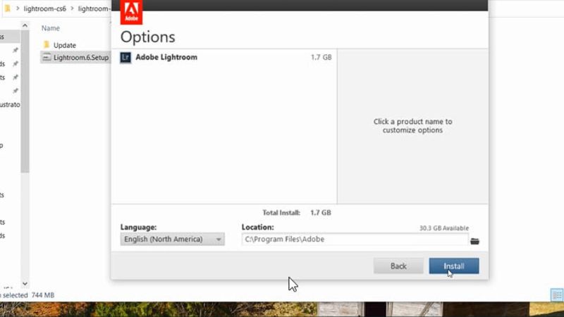 Chọn Install để tiến hành cài đặt Chọn Install để tiến hành cài đặt