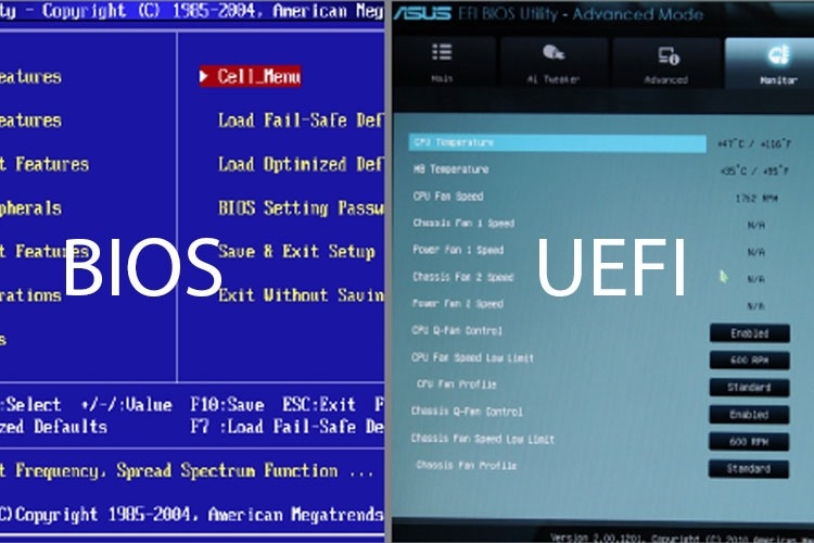 Chọn lại ổ đĩa trong BIOS/UEFI