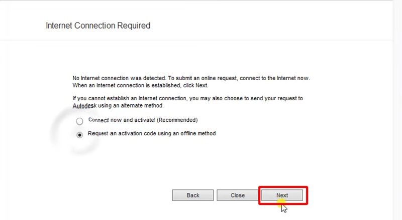 Chọn Next lần nữa để tiếp tục kích hoạt Chọn Next lần nữa để tiếp tục kích hoạt