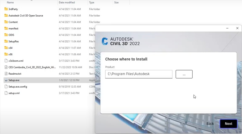 Chọn nơi lưu trữ và nhấn “Next” Chọn nơi lưu trữ và nhấn “Next”