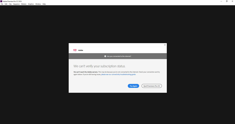 Chọn vào mục “Quit Premiere Pro CC” để hoàn tất cài đặt Adobe Premiere 2019