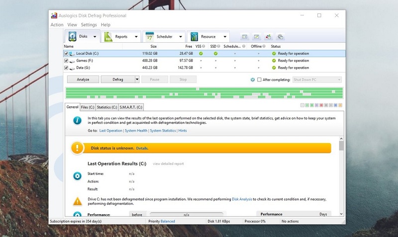 Sử dụng công cụ chống phân mảnh ổ cứng