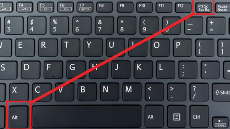 Nhấn tổ hợp phím Alt + PrtSc để chụp cửa sổ hiện tại Nhấn tổ hợp phím Alt + PrtSc