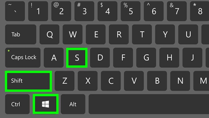 Tổ hợp phím Windows + Shift + S giúp chụp từng vùng màn hình máy tính Tổ hợp phím Windows + Shift + S