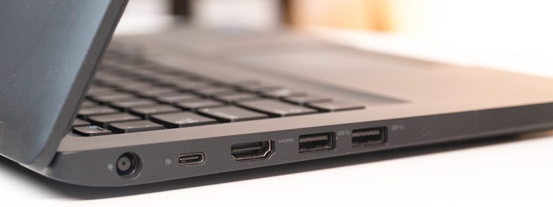 Cổng Ethernet và khe Micro SD trên Dell E7480 giúp kết nối mạng và lưu trữ tiện lợi Dell E7480 trang bị cổng USB-C hỗ trợ Thunderbolt 3, kết nối ngoại vi nhanh chóng