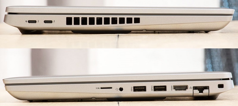 Laptop Dell Precision 3571 cũ có đầy đủ cổng kết nối như USB 3.2, HDMI