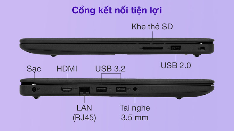 Cổng kết nối đa dạng