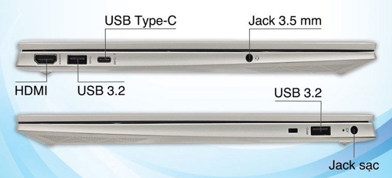 Có nhiều cổng kết nối, đáp ứng tốt nhu cầu sử dụng văn phòng.