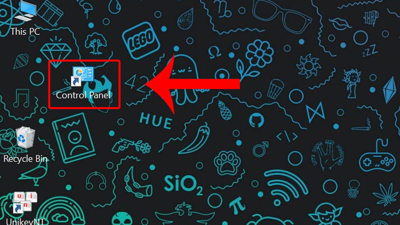 Bấm chuột chọn vào mục Control Panel Chọn Control Panel