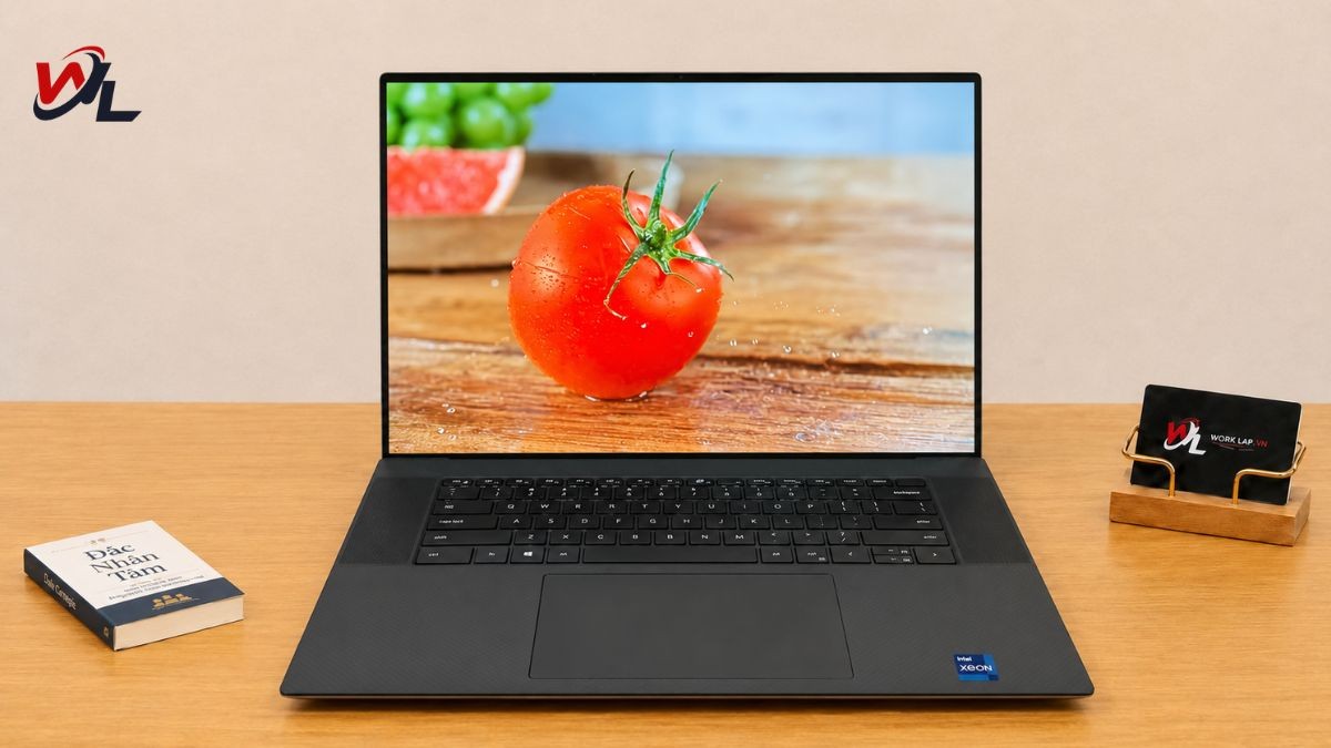 Dell Precision 5760 có thiết kế sang trọng Máy có thiết kế cao cấp