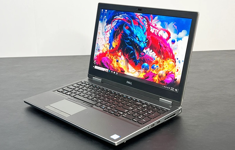 Dell Precision 7540 với CPU i7 và card Quadro T1000 cho đồ họa 3D