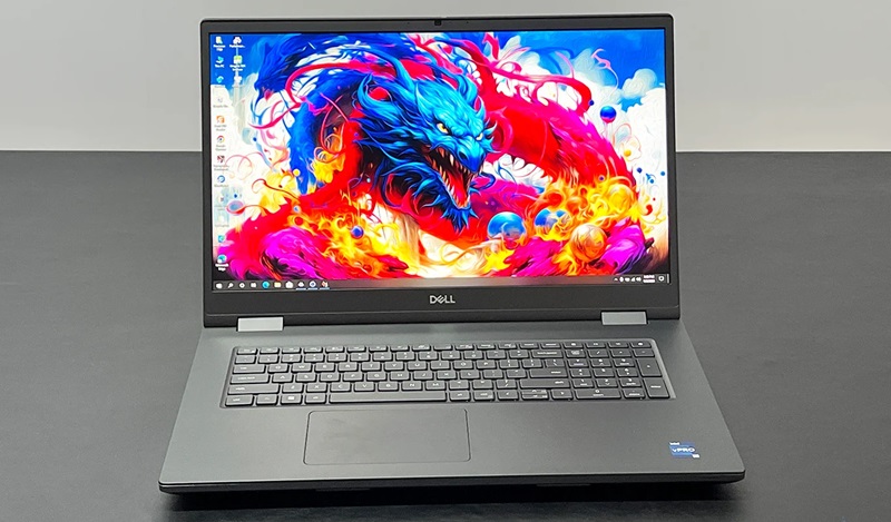 Máy với màn hình 17.3 inch FHD sáng 500 nits, chống chói sắc nét Máy với màn hình 17.3 inch FHD sáng 500 nits, chống chói sắc nét
