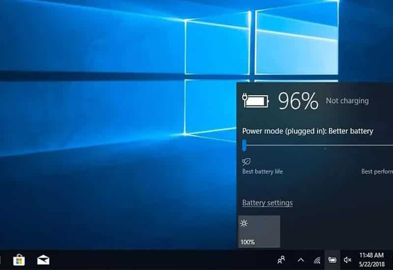 Cách xem thông tin pin khi di chuột trên Taskbar Hướng dẫn di chuột đến biểu tượng pin trên Taskbar
