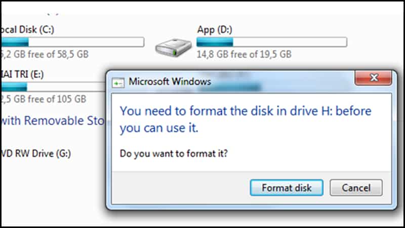 Chạy lệnh “chkdsk” để kiểm tra và sửa lỗi hệ thống tệp USB Quét toàn bộ USB bằng phần mềm diệt virus đáng tin cậy