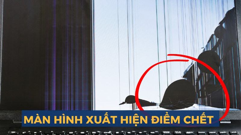 Màn hình xuất hiện điểm chết cần thay mới Màn hình xuất hiện điểm chết