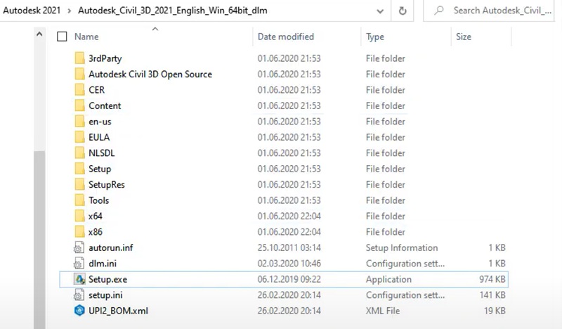 Giải nén file Autodesk Civil 3D 2021 Giải nén file Autodesk Civil 3D 2021