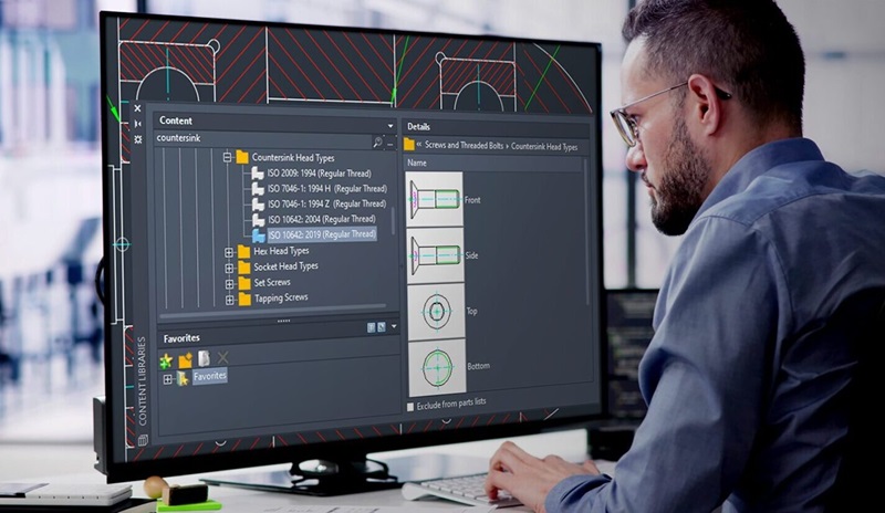 Nó cung cấp các công cụ thiết kế 2D chính xác cho nhu cầu vẽ kỹ thuật đơn giản AutoCAD LT là phần mềm CAD 2D cơ bản, tiết kiệm và dễ sử dụng