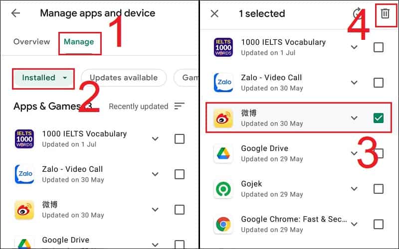 Gỡ bỏ ứng dụng gây lỗi giúp hệ thống hoạt động ổn định hơn