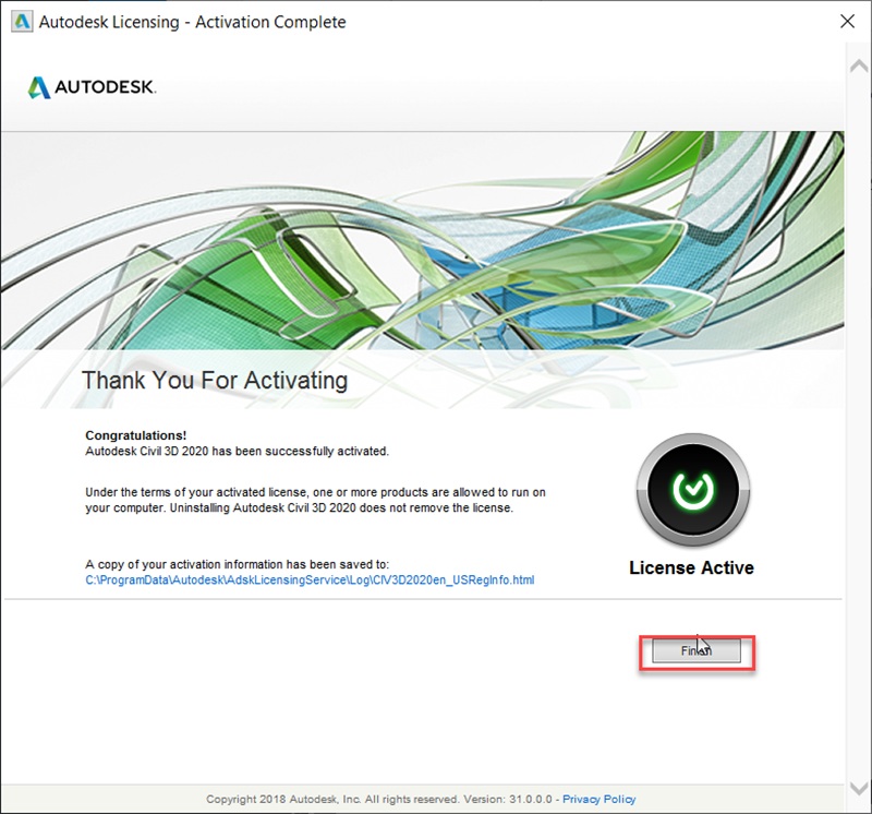 Hiện ra thông báo như vậy là đã kích hoạt thành công Hiện ra thông báo như vậy là đã kích hoạt thành công
