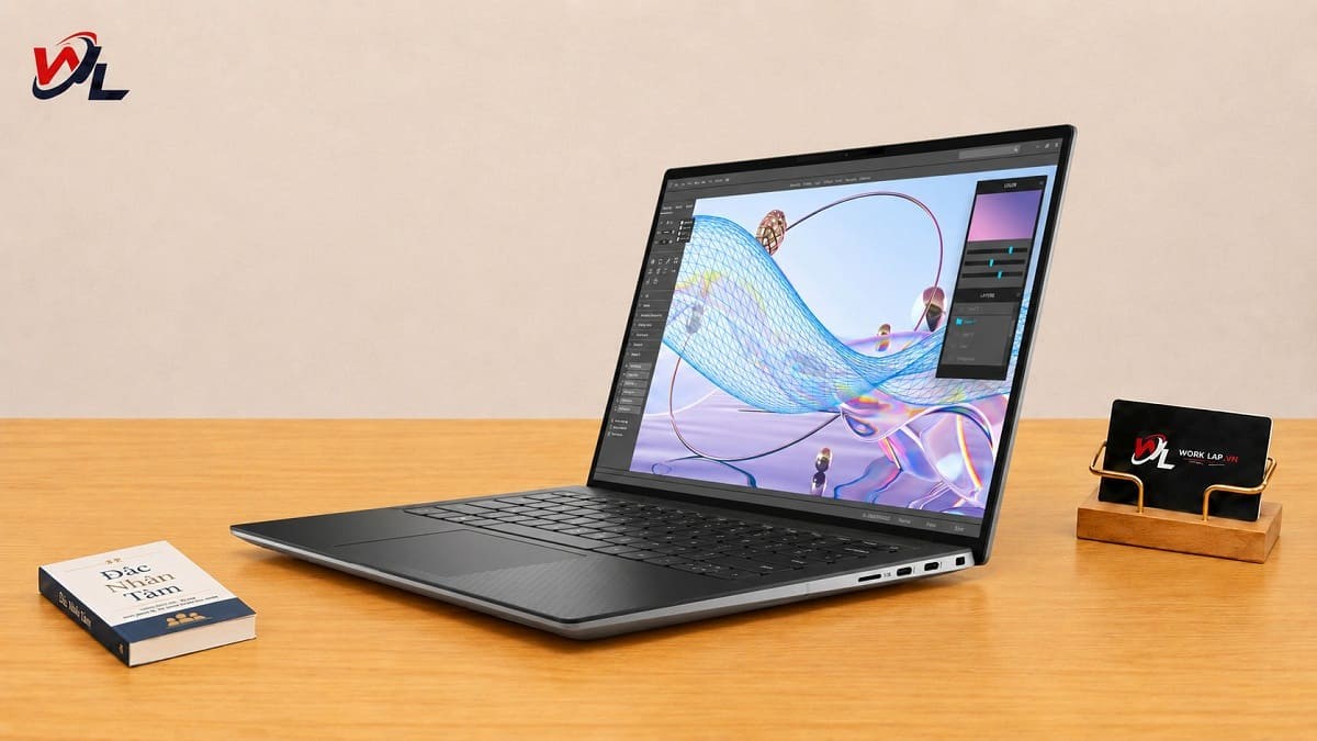 RAM 32GB và SSD 512GB giúp đa nhiệm, truy xuất dữ liệu nhanh Dell Precision 5470 sở hữu chip Intel i7 12800H, 14 nhân 20 luồng
