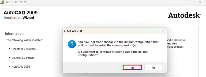 Hộp thoại xuất hiện bấm Next