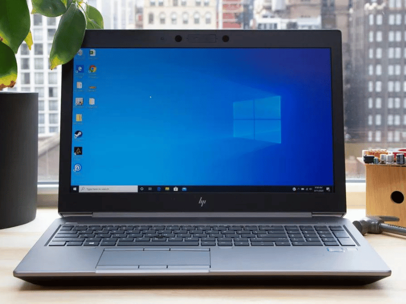 HP ZBook 15 G6 laptop với thiết kế gọn nhẹ và thanh lịch