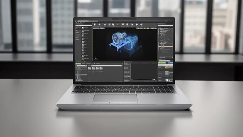 Vỏ laptop bằng kim loại cao cấp mang đến vẻ đẹp tinh tế cho người sử dụng