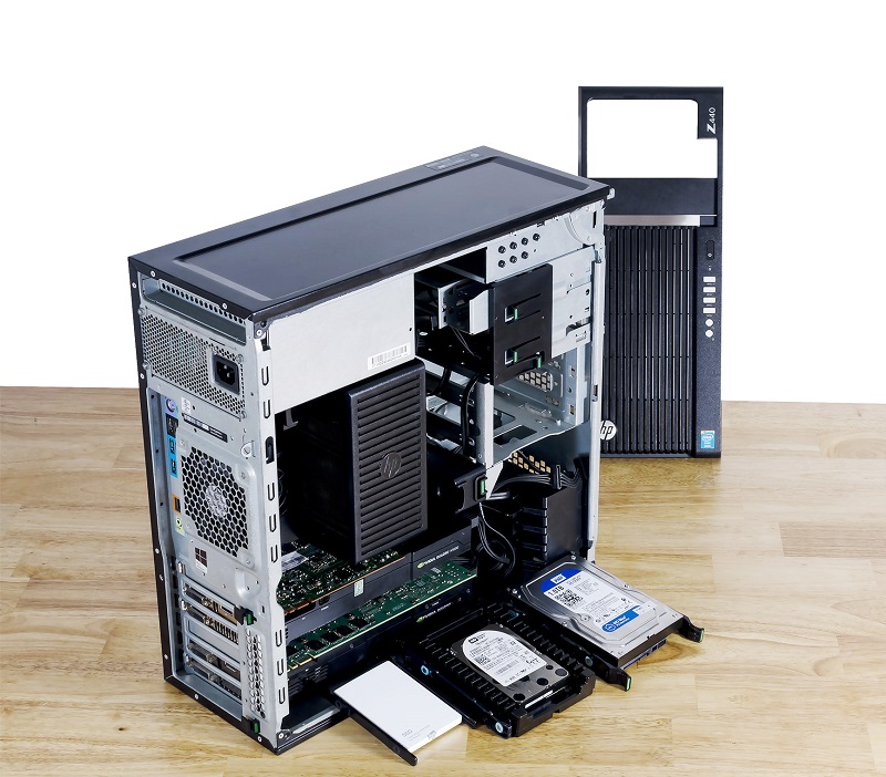 Máy tính HP Workstation có thiết kế cấu trúc mở, dễ dàng nâng cấp phần cứng