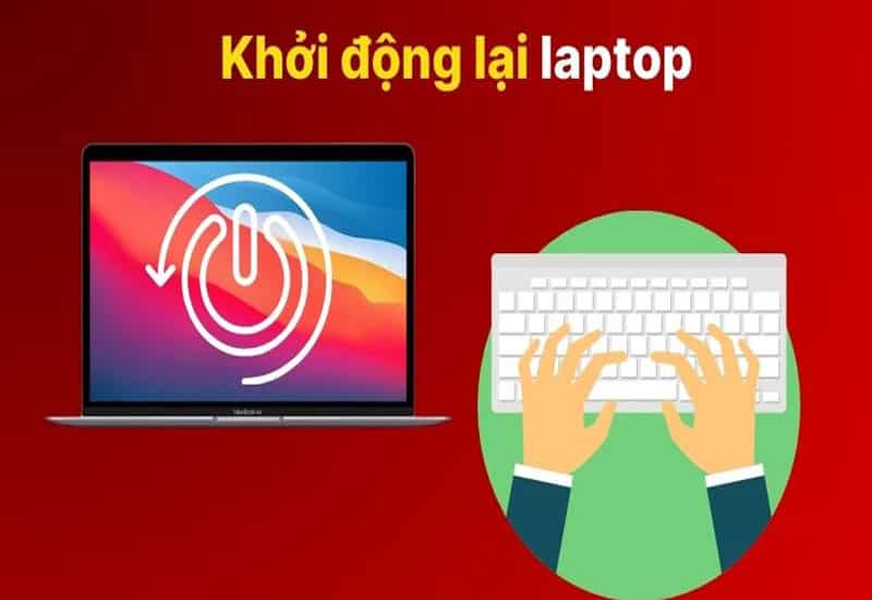 Khởi động lại laptop để hệ thống tự nhận lại bàn phím rời Kiểm tra kết nối và cổng USB của bàn phím rời