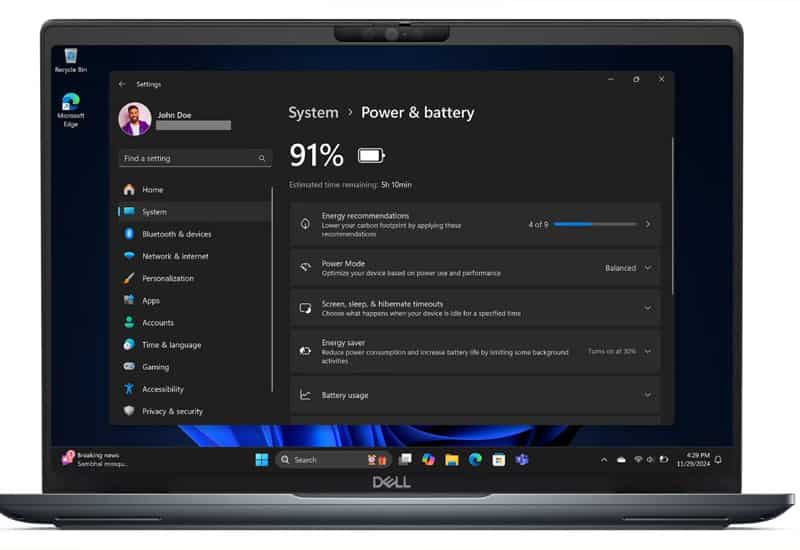 Đảm bảo adapter và dây sạc kết nối chắc chắn, không lỏng.