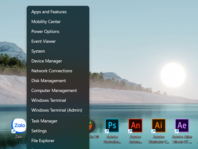 Chọn vào mục System Chọn vào mục System