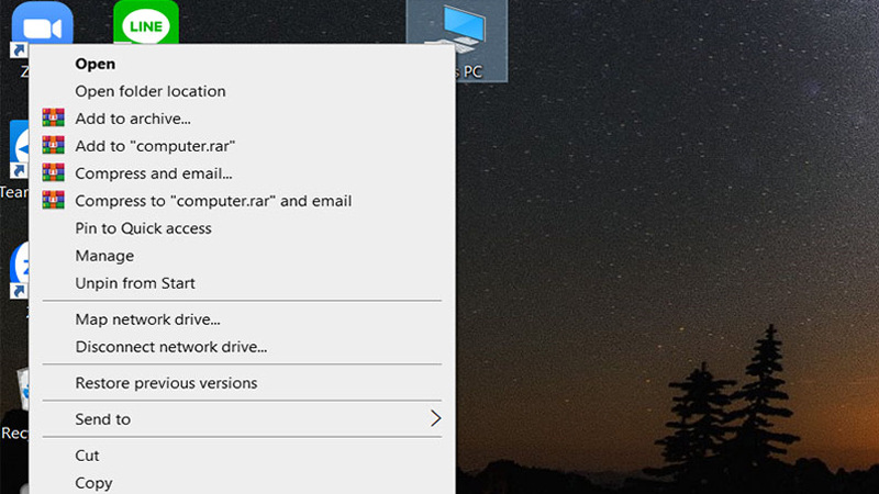Nhấp chuột chọn mục “Properties” Chọn mục “Properties”