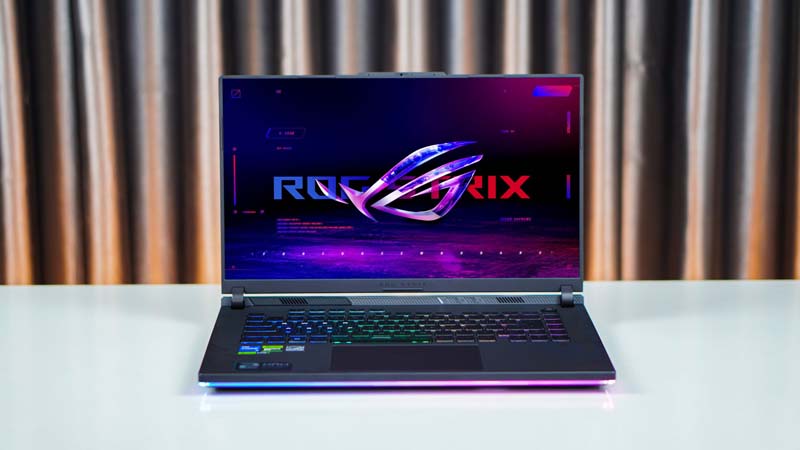 Laptop Asus ROG Strix G16 cấu hình mạnh phù hợp sinh viên xây dựng Laptop Asus ROG Strix G16 được thiết kế cao cấp, cấu hình mạnh