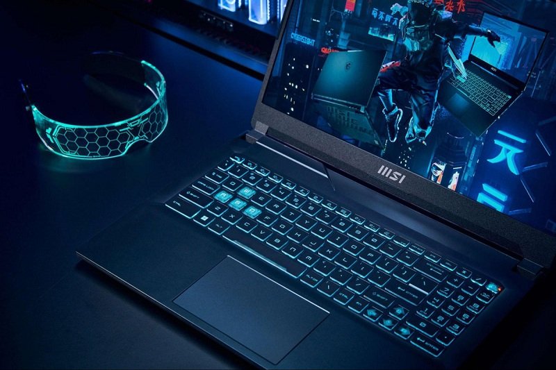 Hình ảnh trên MSI Cyborg 15 RTX 4060 sống động Hình ảnh trên MSI Cyborg 15 RTX 4060 chân thực