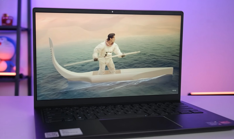 Dell Inspiron 5415 cũ trang bị vi xử lý AMD Ryzen 5 5500U mạnh mẽ