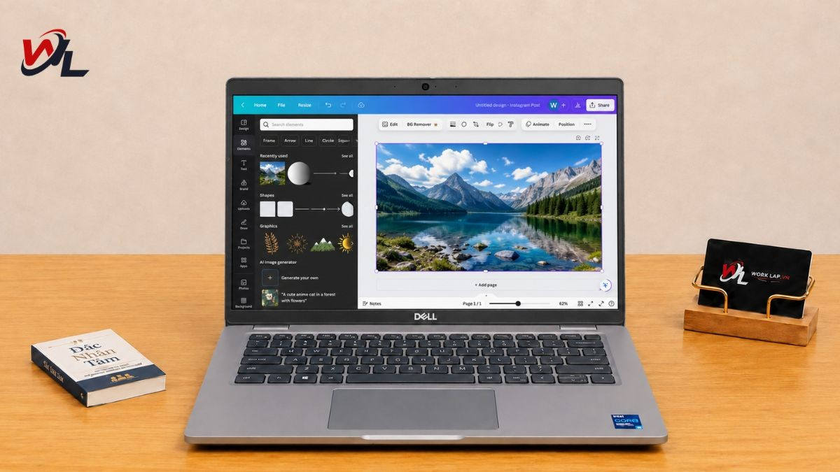 Máy dùng card tích hợp Intel Iris Xe Graphics