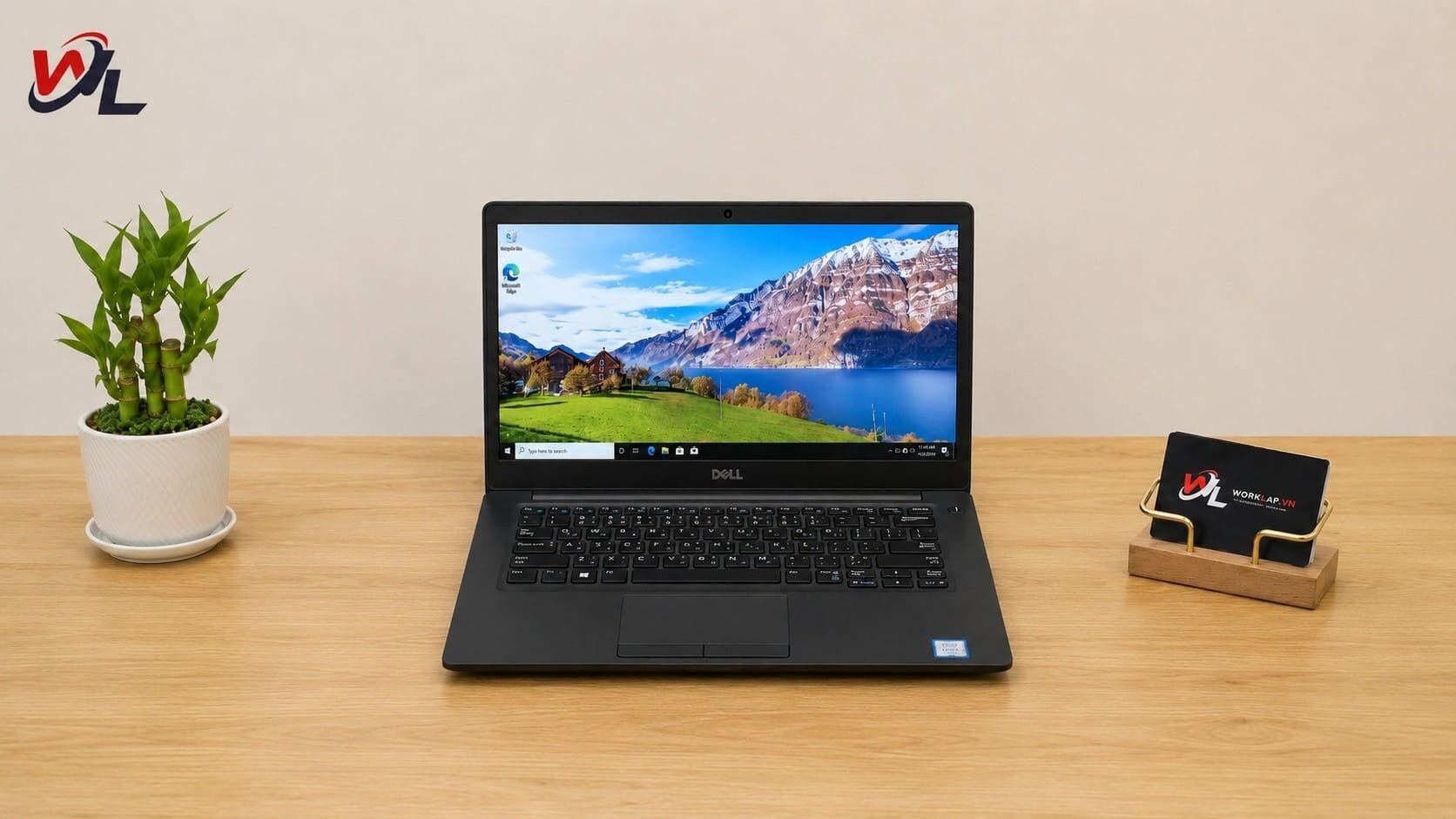 Màn hình 14 inch Full HD của Dell E7480 mang đến hình ảnh sắc nét, góc nhìn rộng