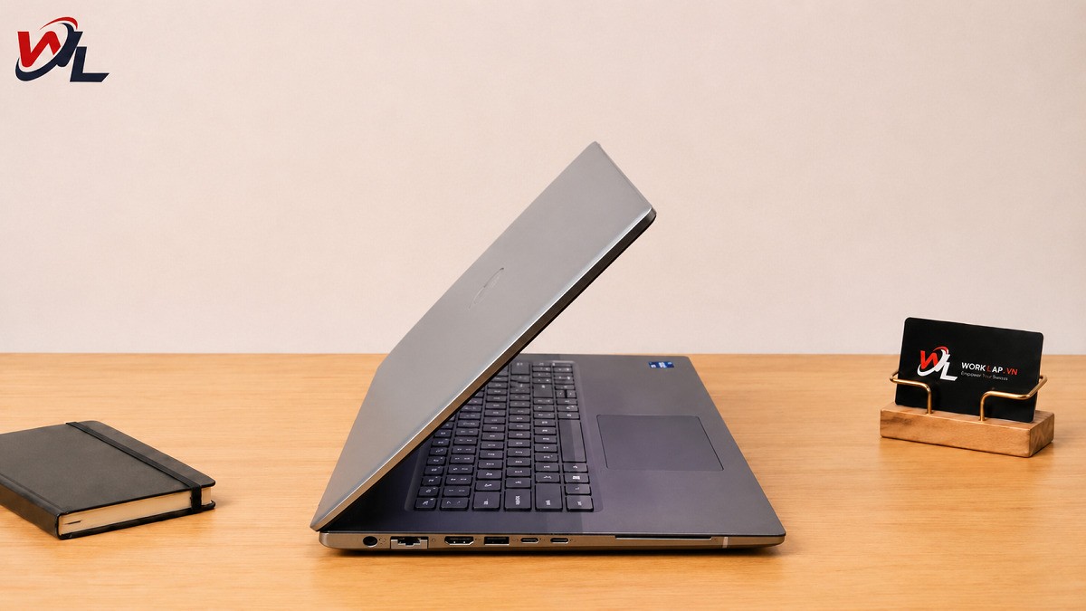 Dell Precision 7780 Core i7 hoạt động mát mẻ nhờ hệ thống tản nhiệt lớn