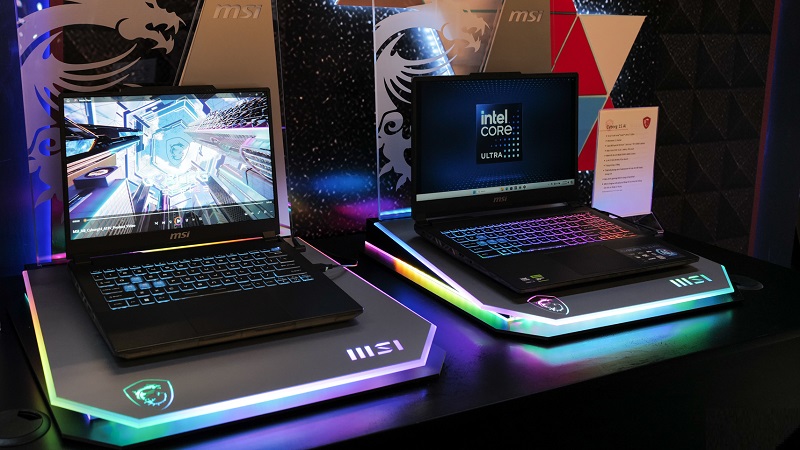 MSI Katana và Stealth kết hợp hiệu suất cao với thiết kế mỏng nhẹ, tản nhiệt tốt, phù hợp với mọi nhu cầu MSI nổi bật với các dòng gaming từ phổ thông đến cao cấp như Raider, Katana, Stealth